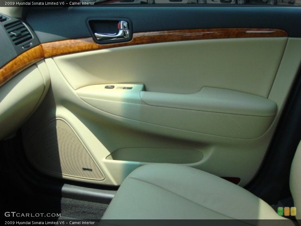 Camel Interior Door Panel for the 2009 Hyundai Sonata Limited V6 #50751810