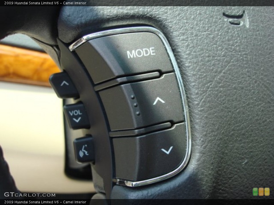 Camel Interior Controls for the 2009 Hyundai Sonata Limited V6 #50751836