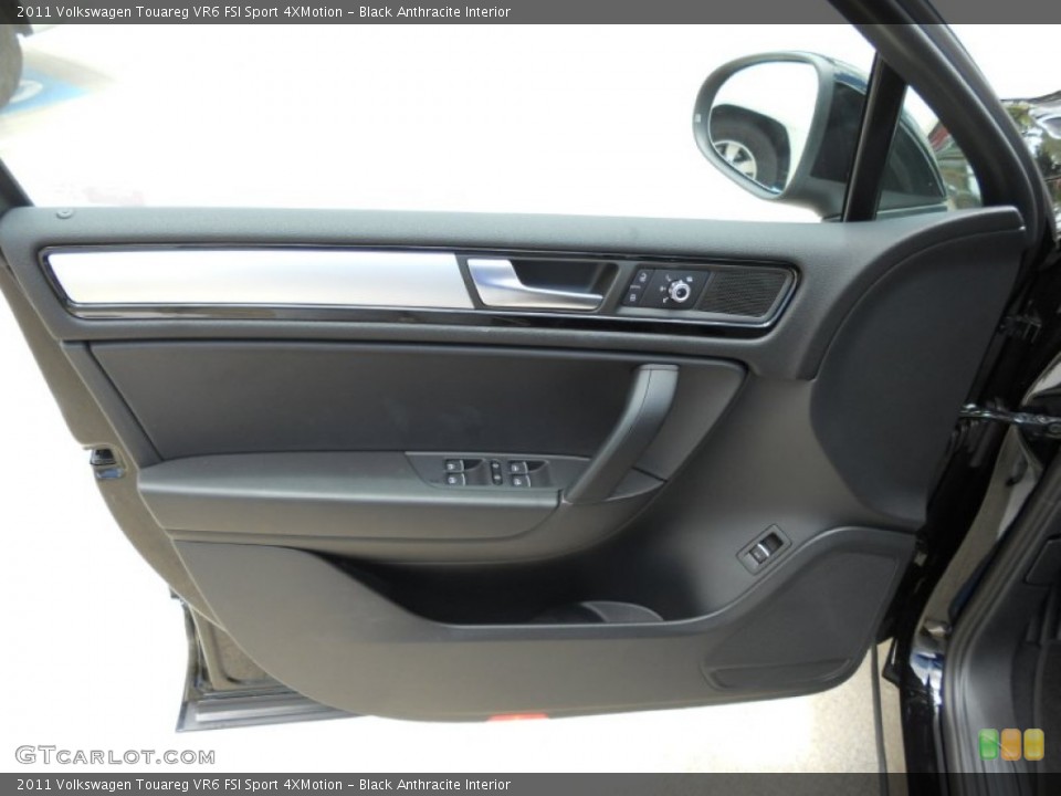 Black Anthracite Interior Door Panel for the 2011 Volkswagen Touareg VR6 FSI Sport 4XMotion #50751936