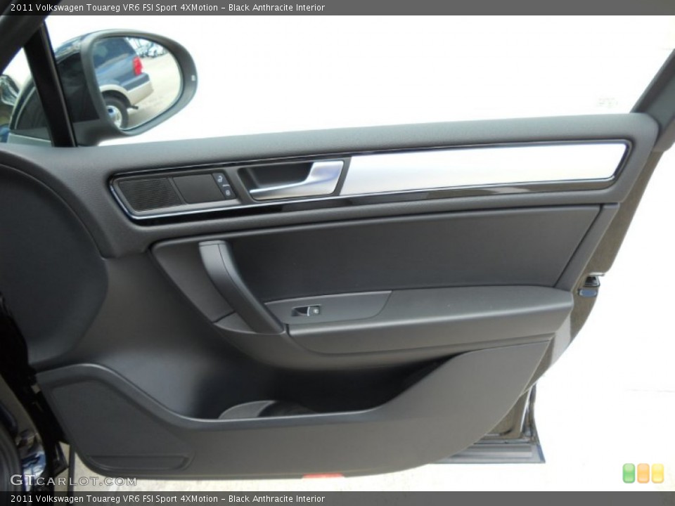 Black Anthracite Interior Door Panel for the 2011 Volkswagen Touareg VR6 FSI Sport 4XMotion #50751963