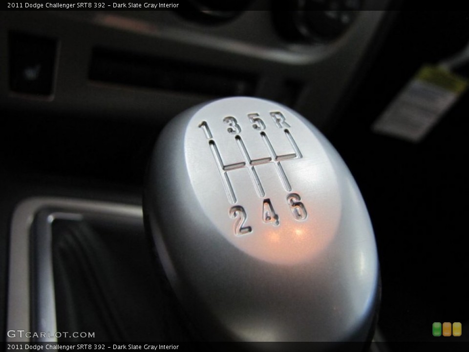 Dark Slate Gray Interior Transmission for the 2011 Dodge Challenger SRT8 392 #50752602