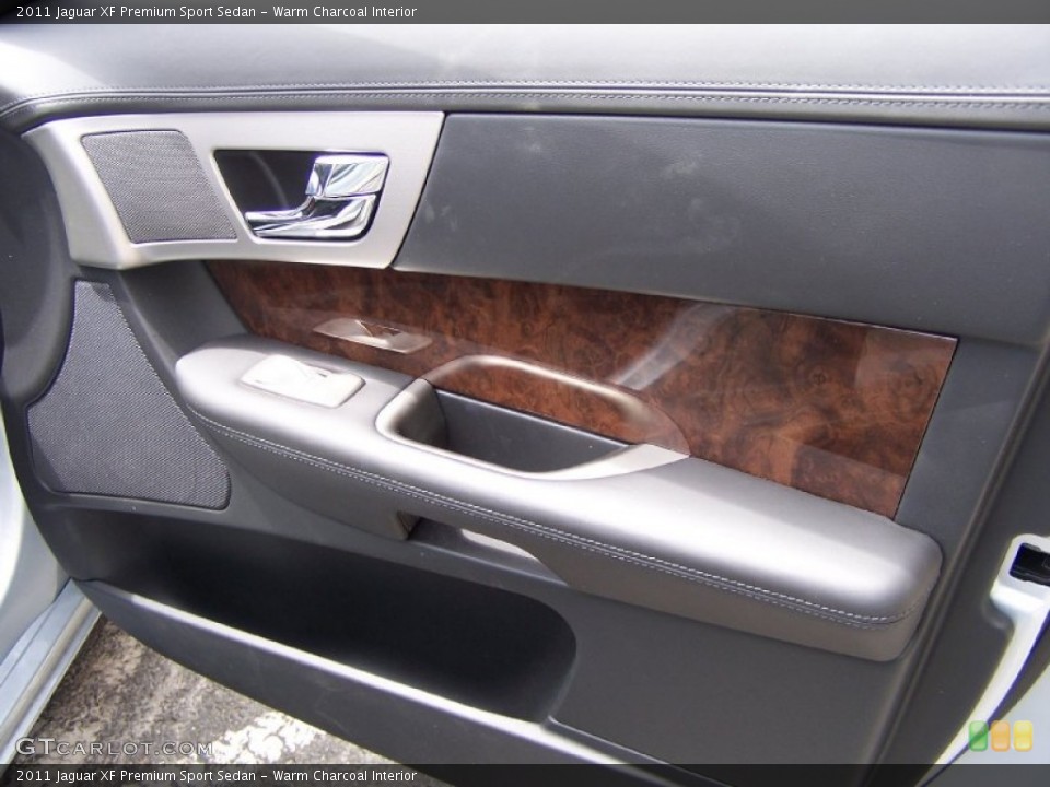Warm Charcoal Interior Door Panel for the 2011 Jaguar XF Premium Sport Sedan #50753061