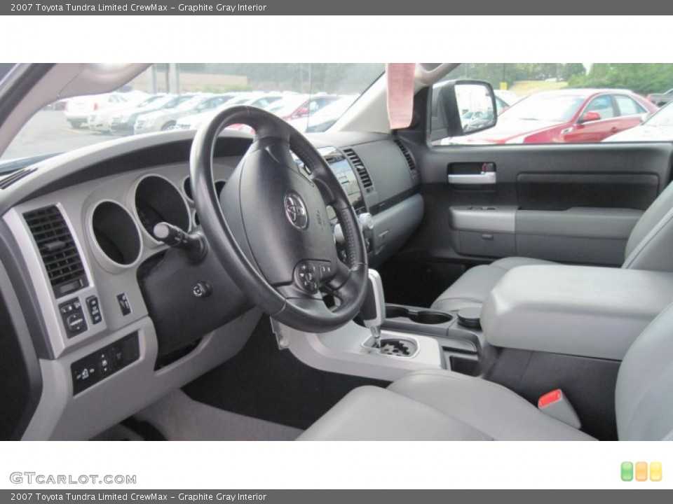 Graphite Gray Interior Photo for the 2007 Toyota Tundra Limited CrewMax #50753745
