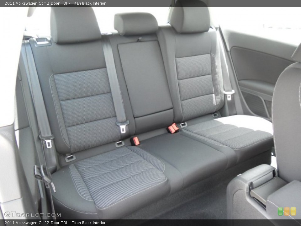 Titan Black Interior Photo for the 2011 Volkswagen Golf 2 Door TDI #50754446