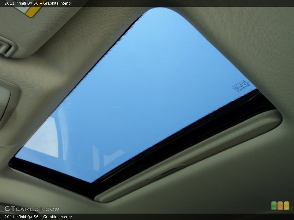 Graphite Interior Sunroof for the 2011 Infiniti QX 56 #50754567