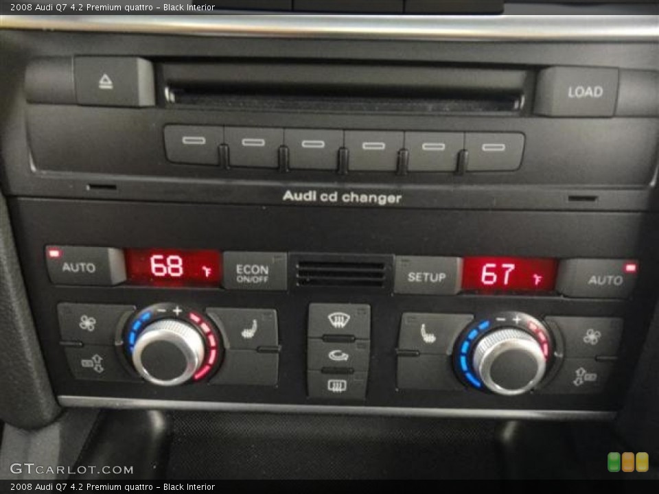 Black Interior Controls for the 2008 Audi Q7 4.2 Premium quattro #50754969