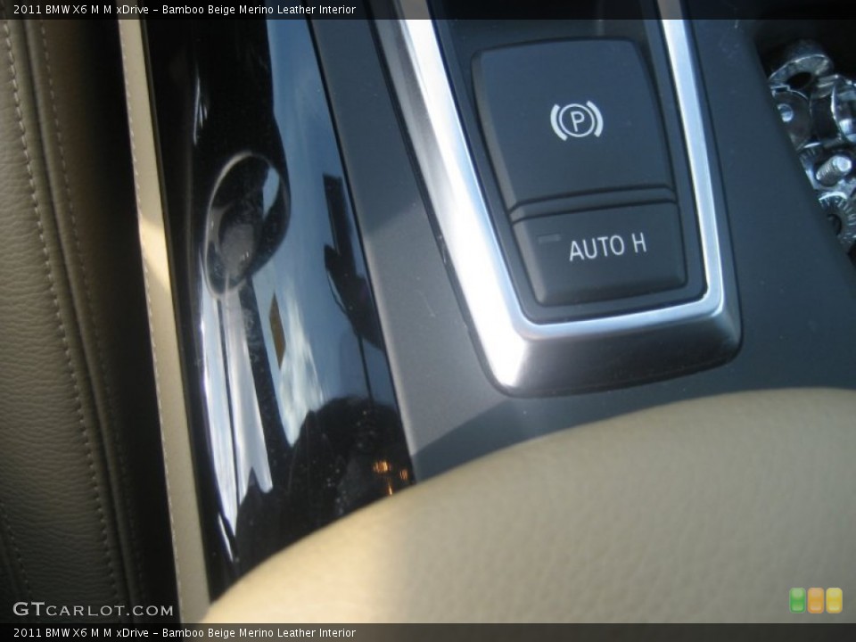 Bamboo Beige Merino Leather Interior Controls for the 2011 BMW X6 M M xDrive #50755158