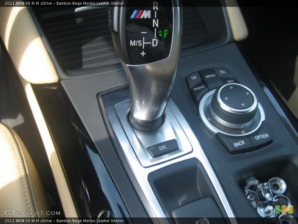 Bamboo Beige Merino Leather Interior Transmission for the 2011 BMW X6 M M xDrive #50755173