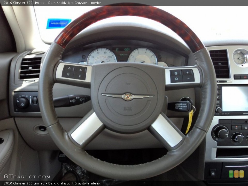 Dark Khaki/Light Graystone Interior Steering Wheel for the 2010 Chrysler 300 Limited #50755419