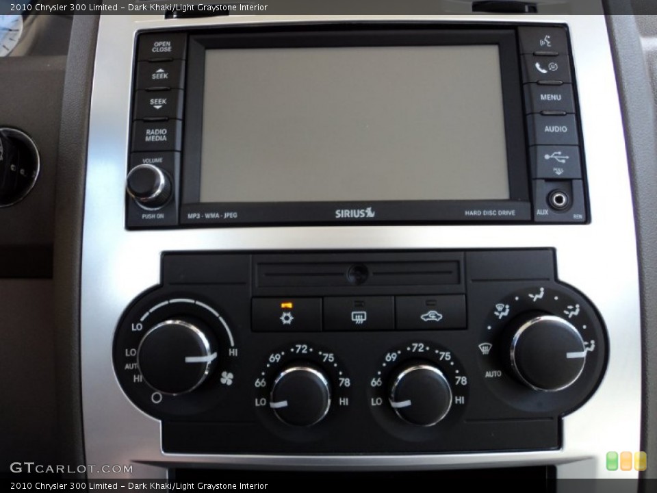 Dark Khaki/Light Graystone Interior Controls for the 2010 Chrysler 300 Limited #50755431