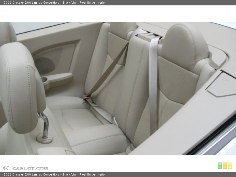 Black/Light Frost Beige Interior Photo for the 2011 Chrysler 200 Limited Convertible #50756955