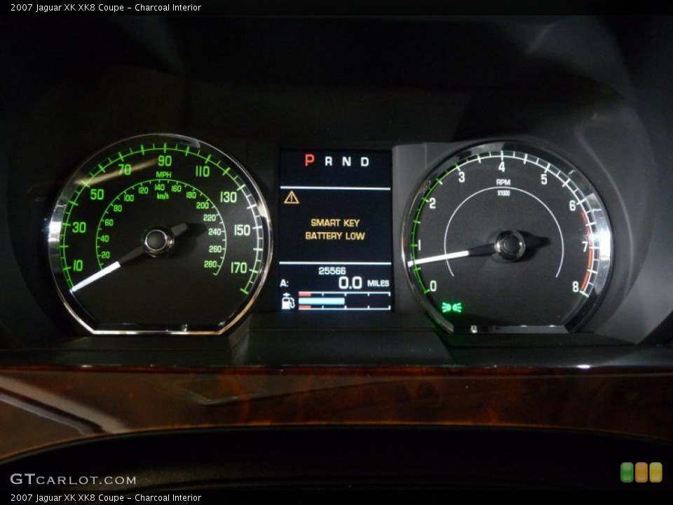 Charcoal Interior Gauges for the 2007 Jaguar XK XK8 Coupe #50756964