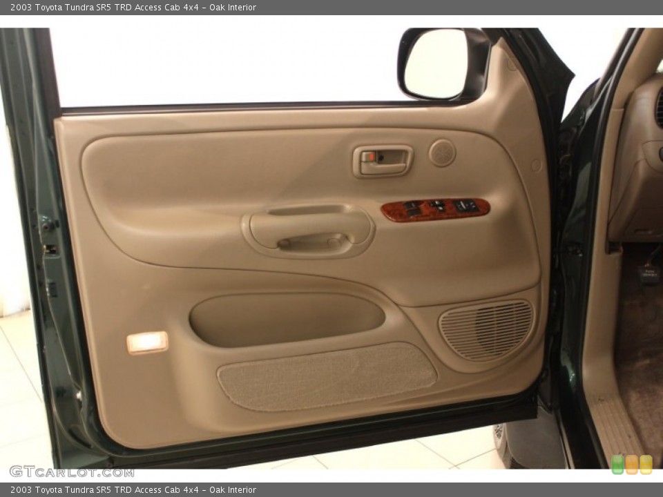 Oak Interior Door Panel for the 2003 Toyota Tundra SR5 TRD Access Cab 4x4 #50758287