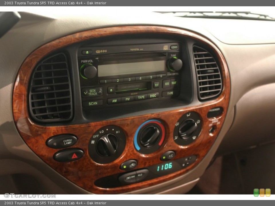 Oak Interior Controls for the 2003 Toyota Tundra SR5 TRD Access Cab 4x4 #50758317