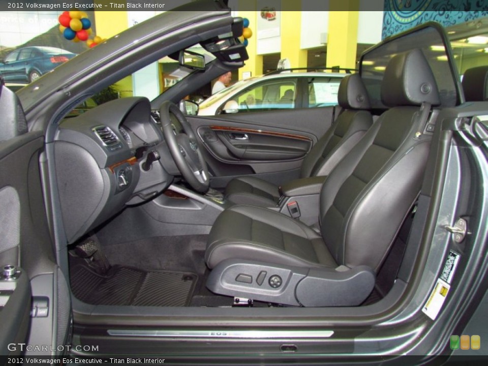 Titan Black Interior Photo for the 2012 Volkswagen Eos Executive #50759166