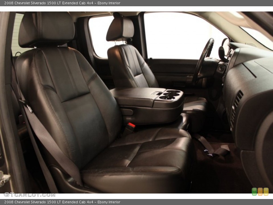 Ebony Interior Photo for the 2008 Chevrolet Silverado 1500 LT Extended Cab 4x4 #50759427