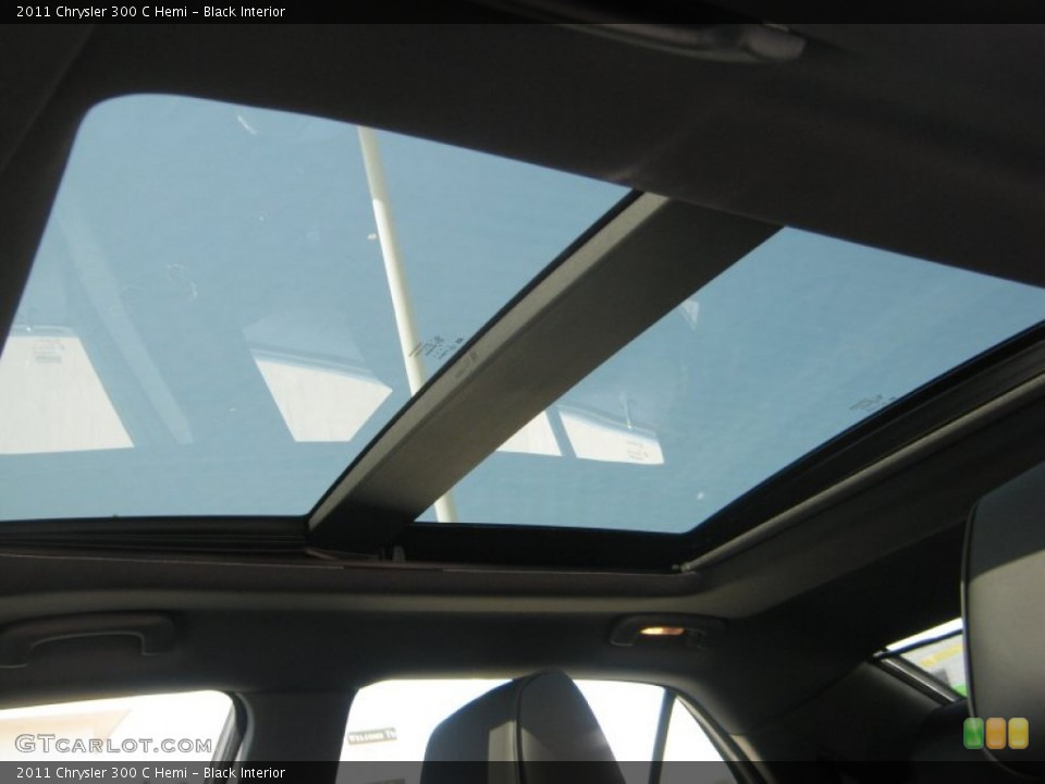 Black Interior Sunroof for the 2011 Chrysler 300 C Hemi #50761074