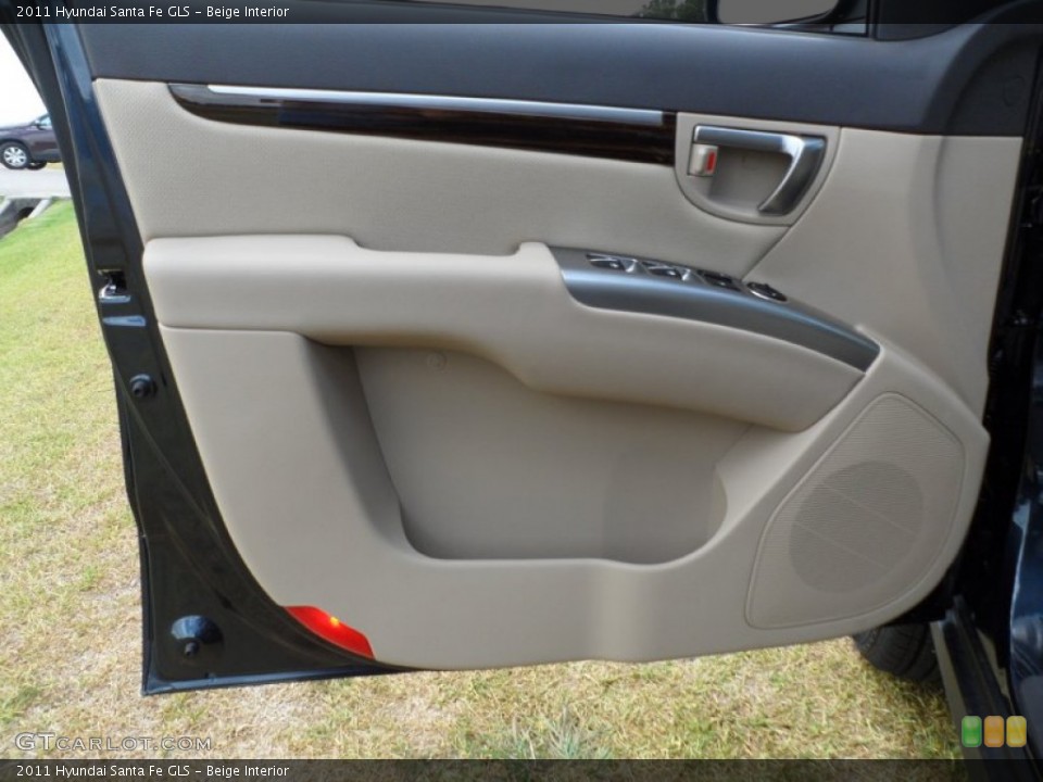 Beige Interior Door Panel for the 2011 Hyundai Santa Fe GLS #50761452
