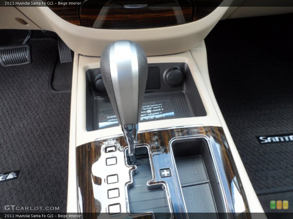 Beige Interior Transmission for the 2011 Hyundai Santa Fe GLS #50761569