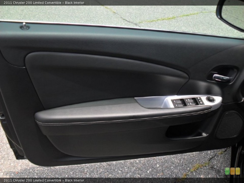 Black Interior Door Panel for the 2011 Chrysler 200 Limited Convertible #50763162
