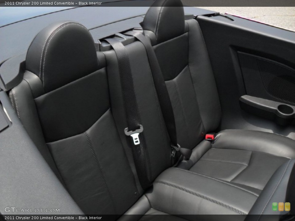 Black Interior Photo for the 2011 Chrysler 200 Limited Convertible #50763287