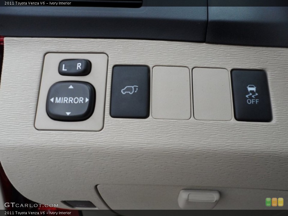 Ivory Interior Controls for the 2011 Toyota Venza V6 #50763399