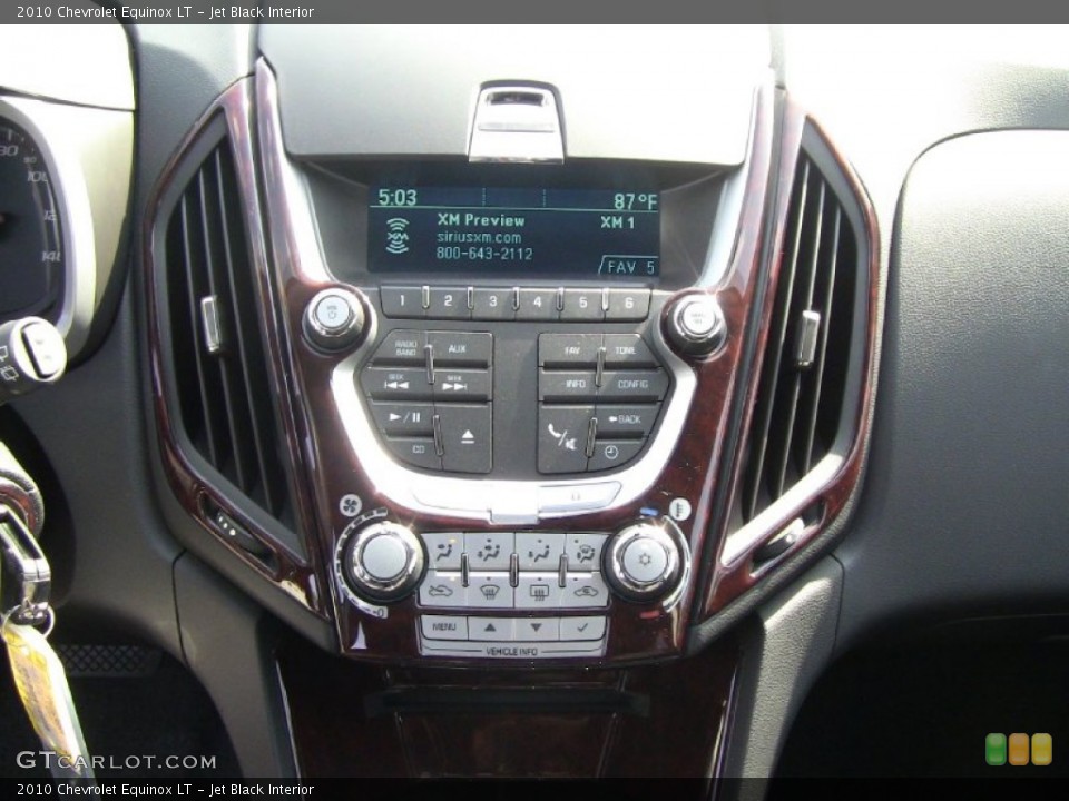 Jet Black Interior Controls for the 2010 Chevrolet Equinox LT #50763924