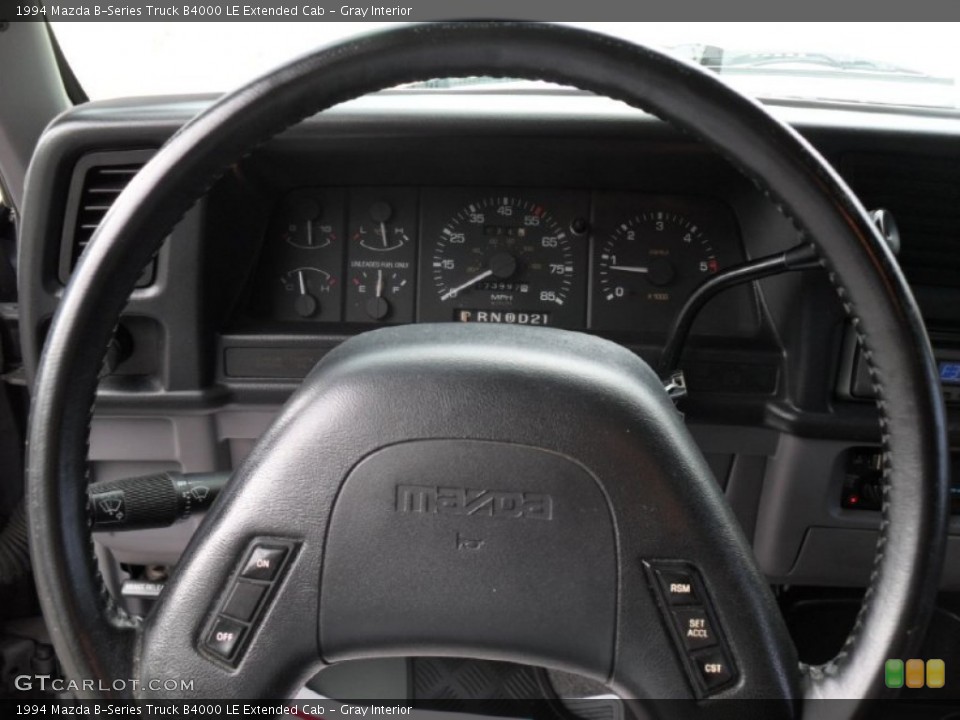 Gray Interior Steering Wheel for the 1994 Mazda B-Series Truck B4000 LE Extended Cab #50764425