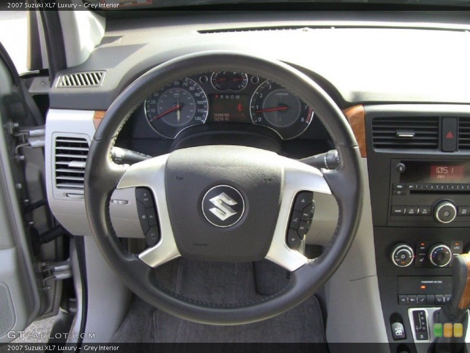 Grey Interior Steering Wheel for the 2007 Suzuki XL7 Luxury #50764566