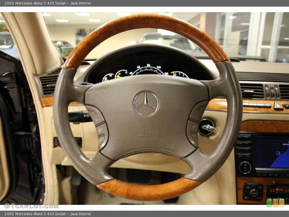 Java Interior Steering Wheel for the 2003 Mercedes-Benz S 430 Sedan #50765748