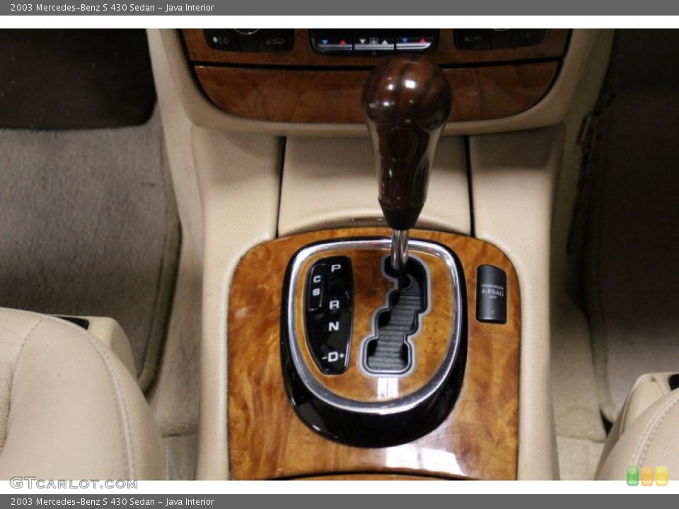 Java Interior Transmission for the 2003 Mercedes-Benz S 430 Sedan #50765772