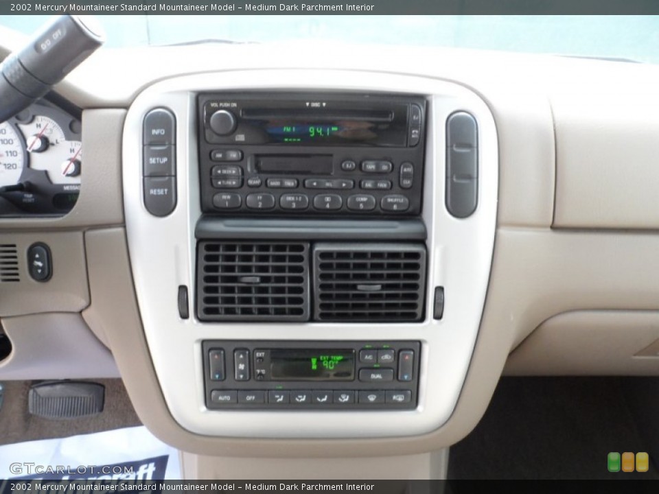 Medium Dark Parchment Interior Controls for the 2002 Mercury Mountaineer  #50766174