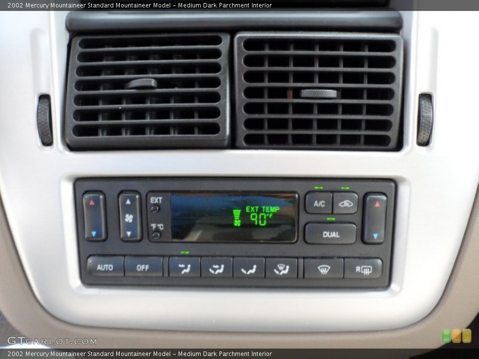 Medium Dark Parchment Interior Controls for the 2002 Mercury Mountaineer  #50766183
