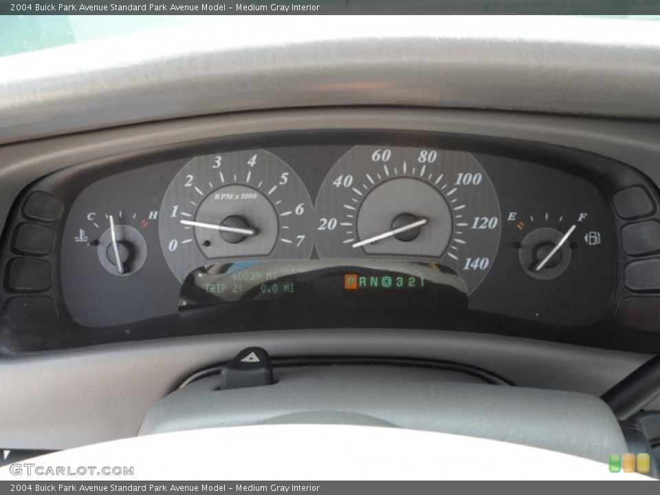 Medium Gray Interior Gauges for the 2004 Buick Park Avenue  #50766777