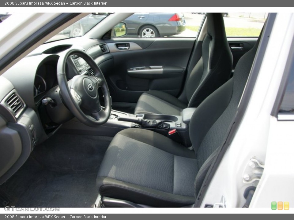 Carbon Black Interior Photo for the 2008 Subaru Impreza WRX Sedan #50770878