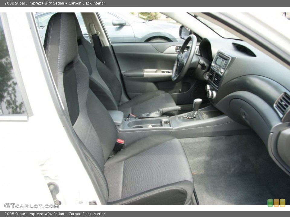 Carbon Black Interior Photo for the 2008 Subaru Impreza WRX Sedan #50770965