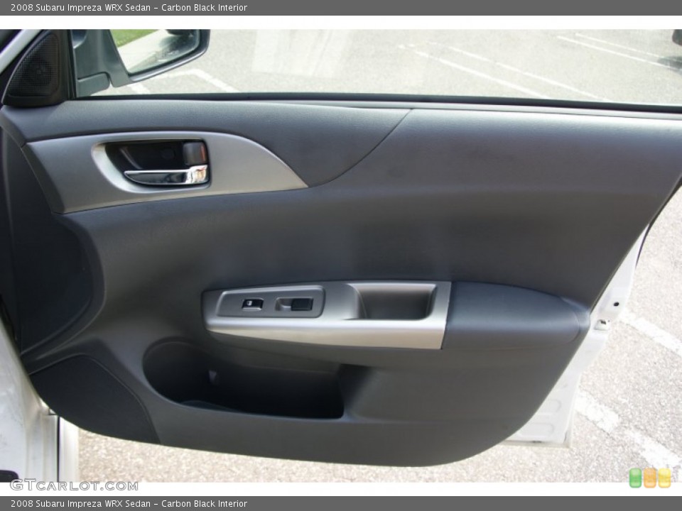 Carbon Black Interior Door Panel for the 2008 Subaru Impreza WRX Sedan #50770992