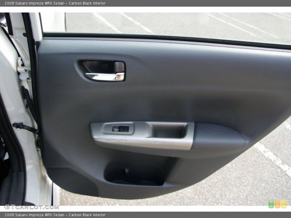 Carbon Black Interior Door Panel for the 2008 Subaru Impreza WRX Sedan #50771040