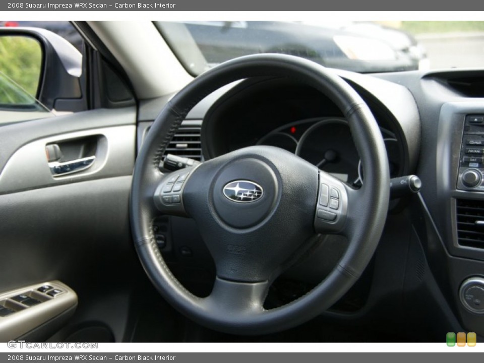 Carbon Black Interior Steering Wheel for the 2008 Subaru Impreza WRX Sedan #50771055