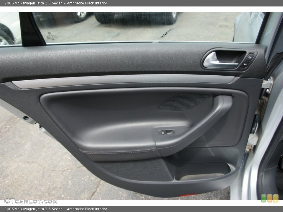 Anthracite Black Interior Door Panel for the 2006 Volkswagen Jetta 2.5 Sedan #50772285