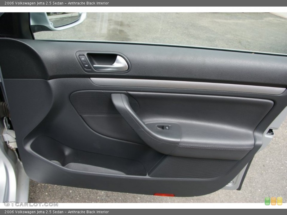 Anthracite Black Interior Door Panel for the 2006 Volkswagen Jetta 2.5 Sedan #50772333