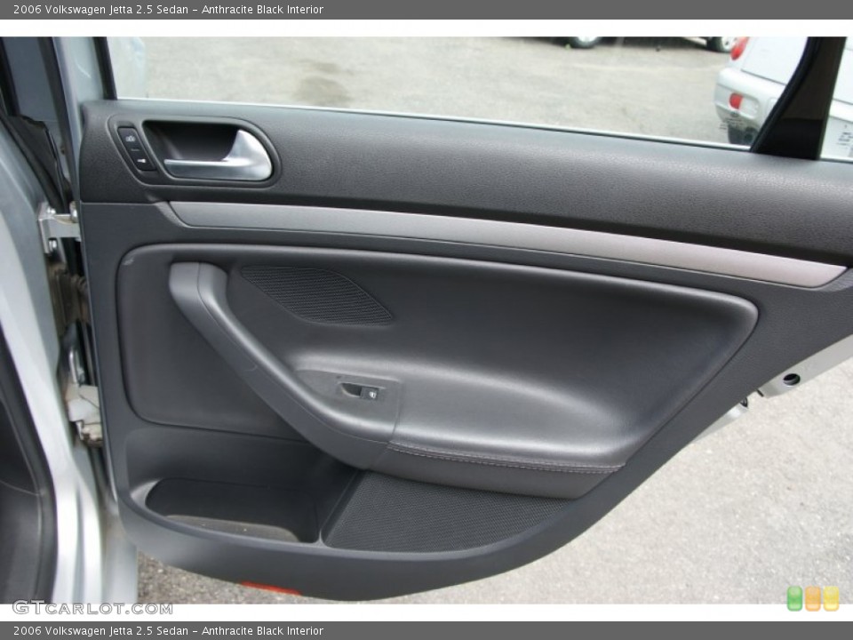 Anthracite Black Interior Door Panel for the 2006 Volkswagen Jetta 2.5 Sedan #50772375