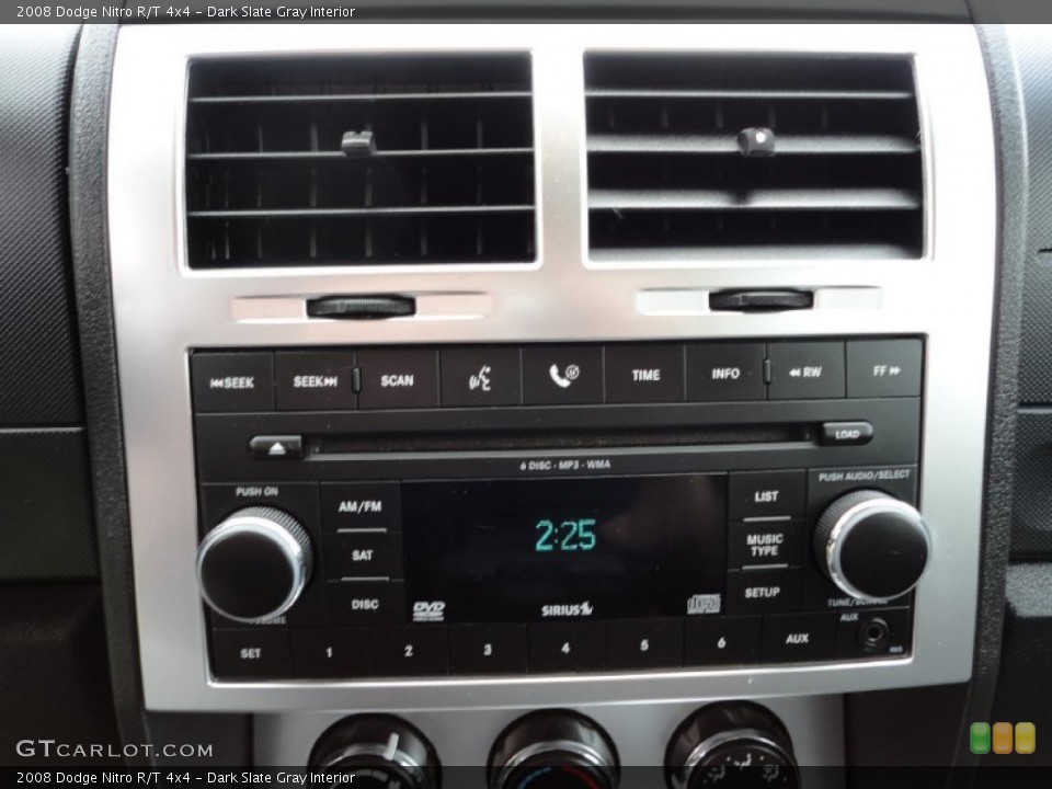 Dark Slate Gray Interior Controls for the 2008 Dodge Nitro R/T 4x4 #50773842