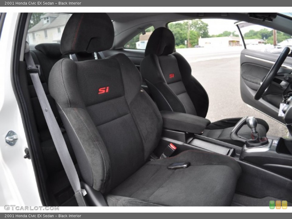 Black Interior Photo for the 2001 Honda Civic EX Sedan #50775204