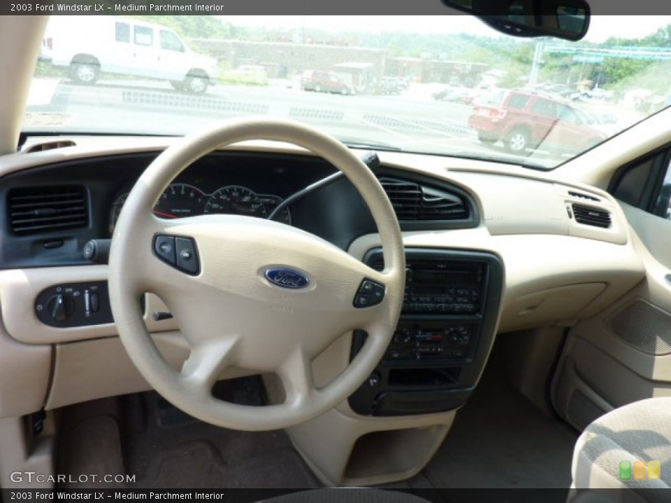 Medium Parchment Interior Dashboard for the 2003 Ford Windstar LX #50775339