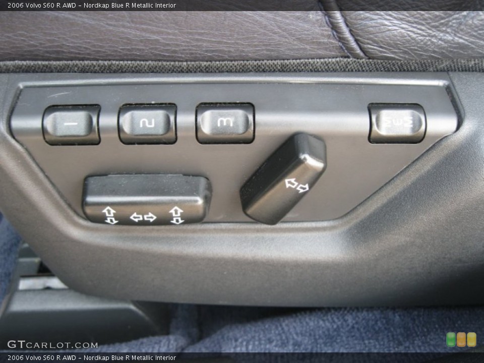 Nordkap Blue R Metallic Interior Controls for the 2006 Volvo S60 R AWD #50776512
