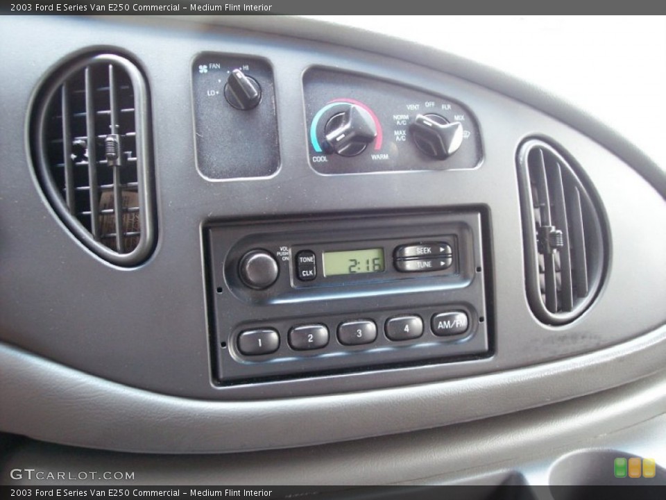 Medium Flint Interior Controls for the 2003 Ford E Series Van E250 Commercial #50777391