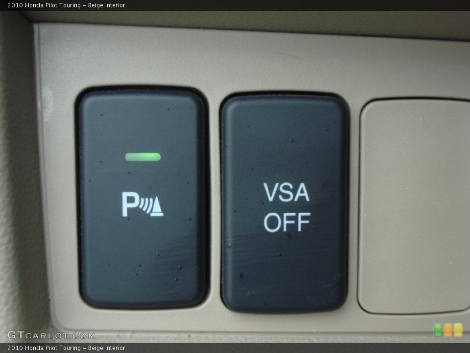 Beige Interior Controls for the 2010 Honda Pilot Touring #50777724