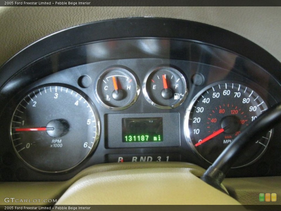 Pebble Beige Interior Gauges for the 2005 Ford Freestar Limited #50778660