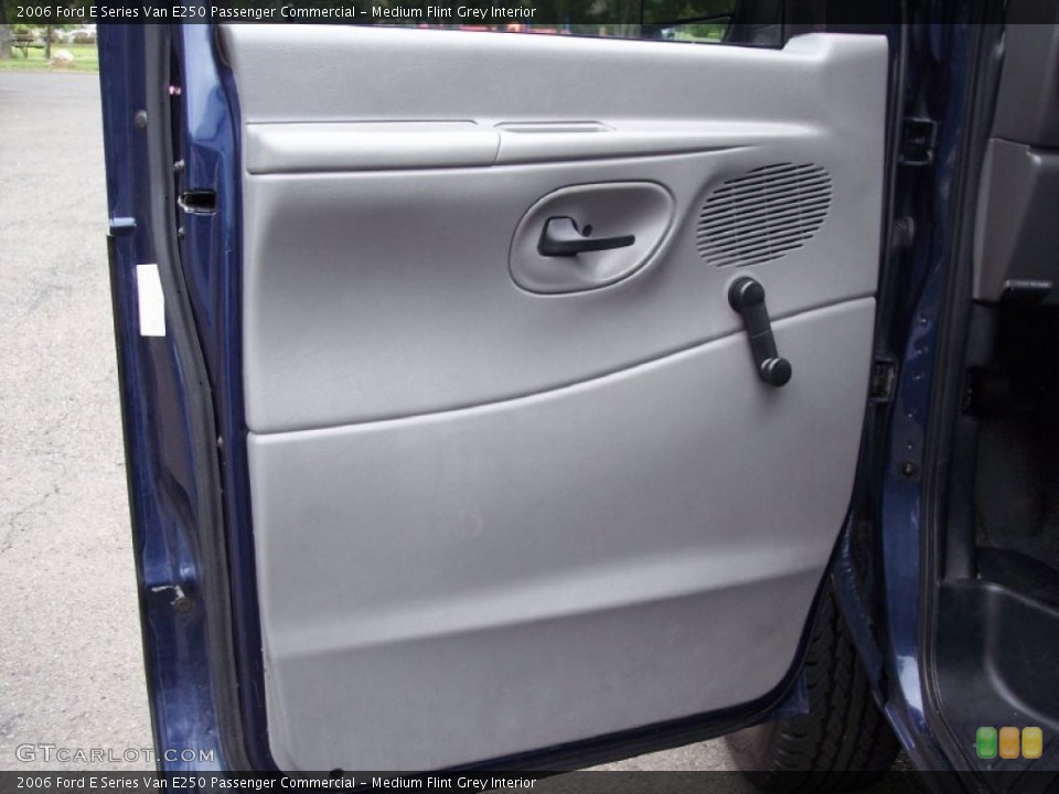 Medium Flint Grey Interior Door Panel for the 2006 Ford E Series Van E250 Passenger Commercial #50778753